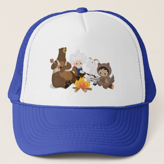Salesforce-kampvuur-truckerhoed Trucker Pet (Voorkant)