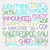 Salesforce Word Cloud Sticker (Voorkant)
