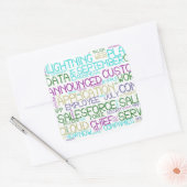 Salesforce Word Cloud Sticker (Envelop)