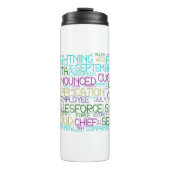 Salesforce Word Cloud Thermal Tumbler Thermosbeker (Voorkant)