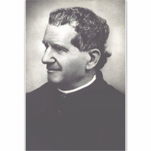 Salesiaanse Sint Don John Bosco Sticker (Voorkant)