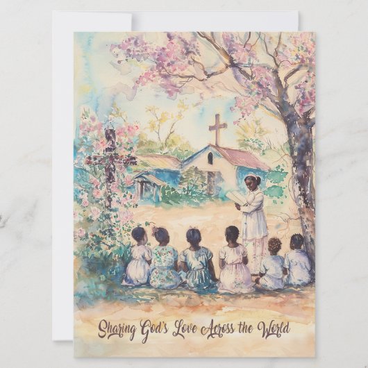 Salesian Missions bulk bedankkaartjes Kaart (Voorkant)