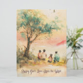 Salesian Missions Groepsansichtkaart Kaart (Staand voorkant)