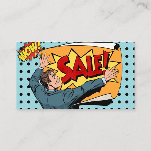 Salesman Visitekaartje (Achterkant)