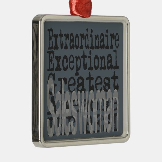 Salesoman Extraordinaire Metalen Ornament (Rechts)