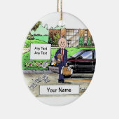 Salesperson - Mannelijk Keramisch Ornament (Rechts)