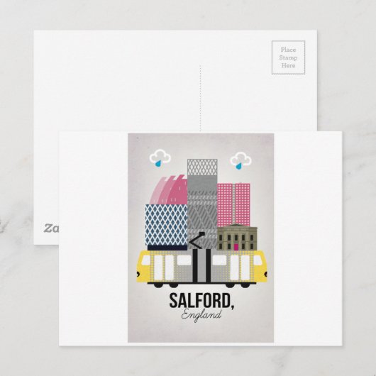 Salford Briefkaart (Voorkant / Achterkant)