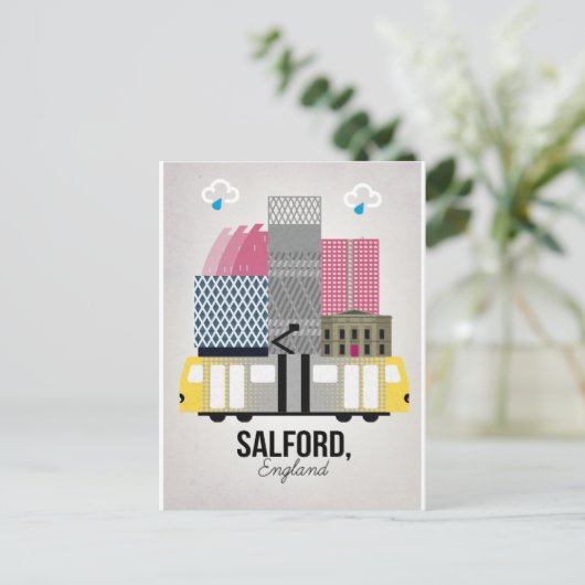 Salford Briefkaart (Staand voorkant)