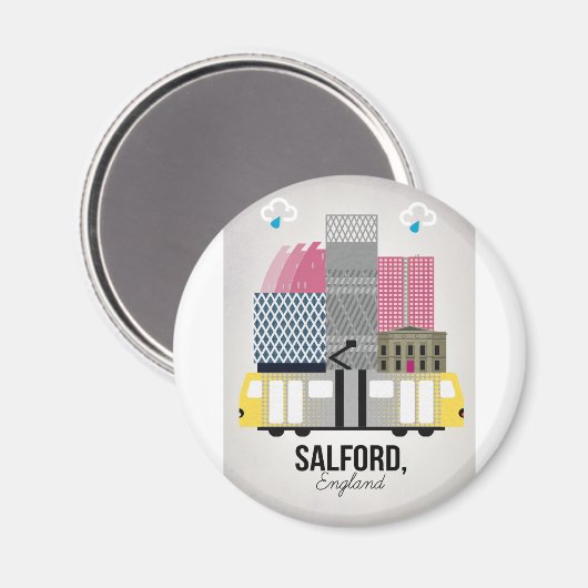 Salford Magneet (Voorkant / Achterkant)