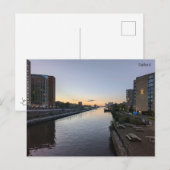 Salford Quays bij Dusk Briefkaart (Voorkant / Achterkant)