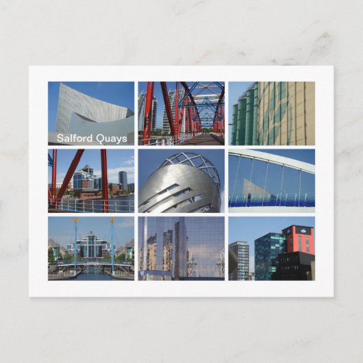 Salford Quays Briefkaart (Voorkant)