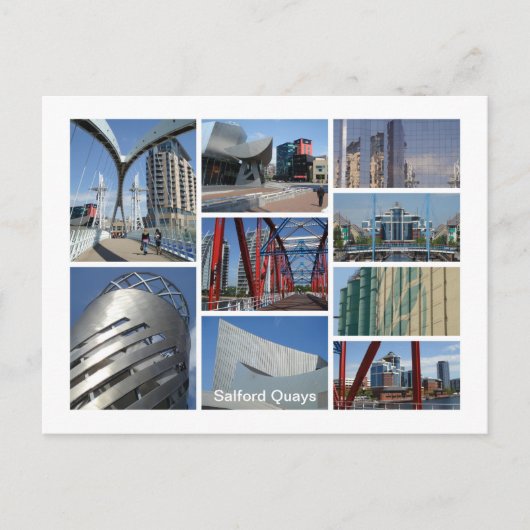 Salford Quays Briefkaart (Voorkant)