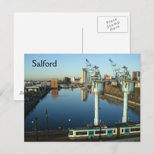 Salford Quays Briefkaart (Voorkant / Achterkant)