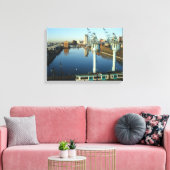 Salford Quays Canvas Afdruk (Insitu (Woonkamer))