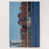 Salford Quays Manchester dokken. Legpuzzel (Verticaal)