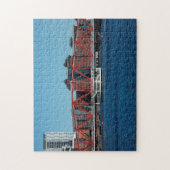 Salford Quays Manchester dokken. Legpuzzel (Verticaal)