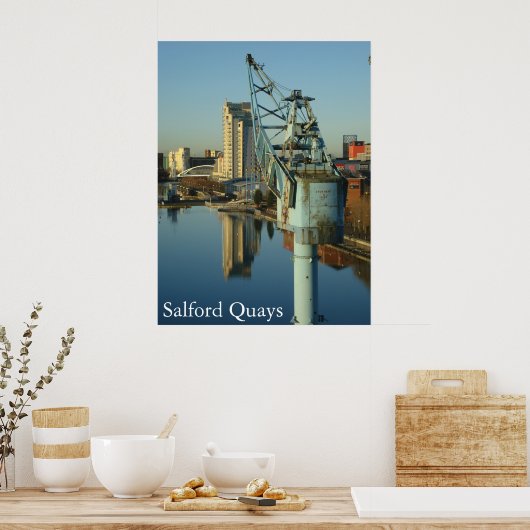 Salford Quays Poster (Keuken)