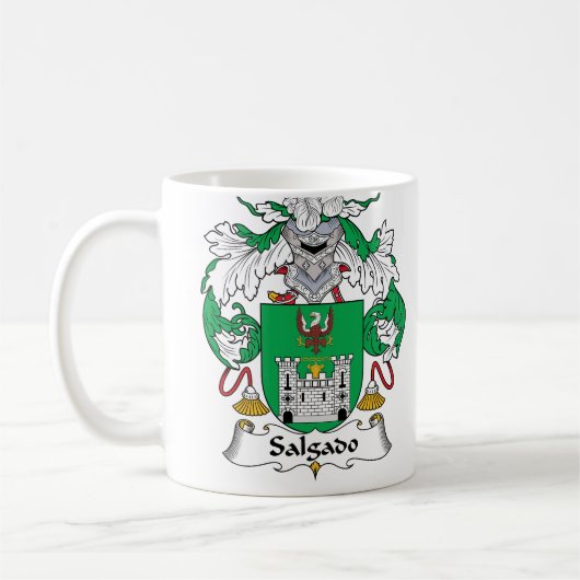 Salgado Family Crest Koffiemok (Links)