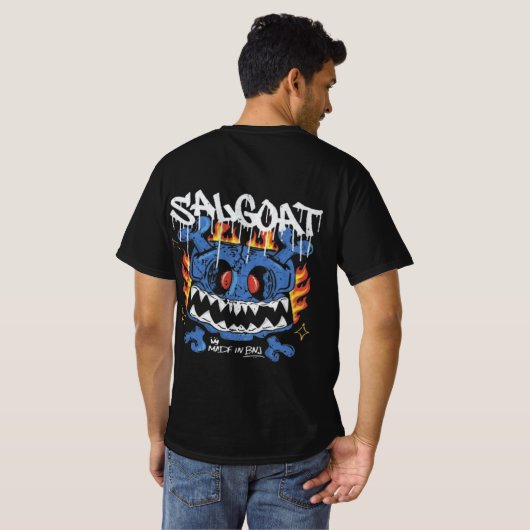 SALGOAT Skull Tee T-shirt (Achterkant volledig)