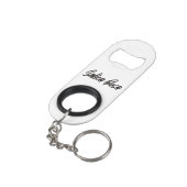 Salice Roos sleutelhanger Mini Flessenopener (Achterkant Gekanteld)