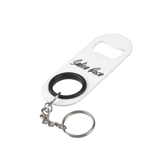 Salice Roos sleutelhanger Mini Flessenopener (Achterkant Gekanteld)