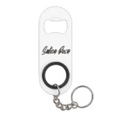 Salice Roos sleutelhanger Mini Flessenopener (Achterkant)