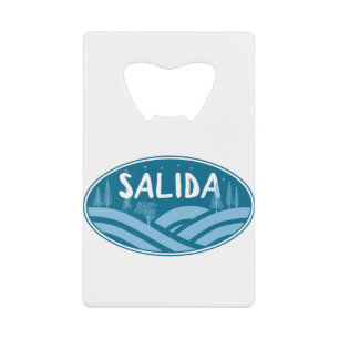 Salida Colorado buitenshuis Creditkaart Flessenopener