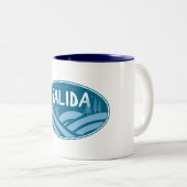 Salida Colorado buitenshuis Tweekleurige Koffiemok (Voorkant rechts)