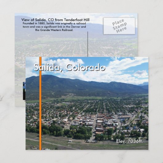 Salida, Colorado II Briefkaart (Voorkant / Achterkant)