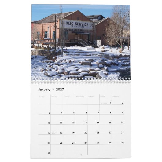 Salida Colorado, kalender 2011 (Jan 2027)