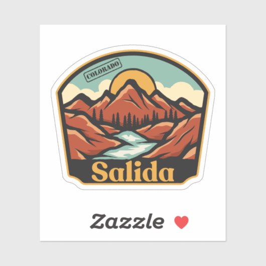 Salida, Colorado Sticker (Vel)