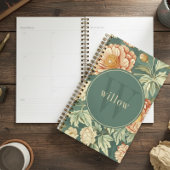  salie bloemschikker William Morris Monogram Planner