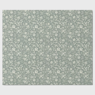 Salie Bloemvogel Print Wrapping Paper Cadeaupapier
