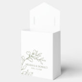 Salie Boho Bloemen Trouwgunst Doos Bedankdoosjes (Geopend)