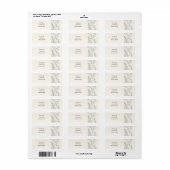 Salie Botanisch Retouradres Label (Full Sheet)