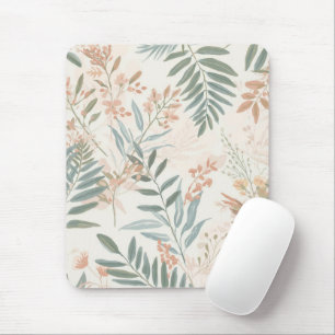 Salie Botanische Blos Watercolor Patroon Muismat