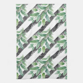 Salie Branch Keuken Handdoek met Gestructureerde S (Verticaal)