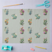 Salie Cactus Succulent Tropisch Tissuepapier (Craft)