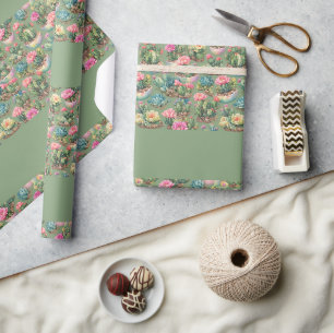 Salie Cactus Succulenten Cadeaupapier