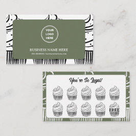 Salie Cupcakes Bakkerij Koffiewinkel Beloningspunt Klantenkaartje