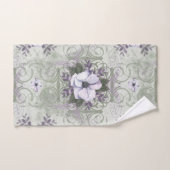 Salie en Lavendel Bloemen Badkamer Handdoek Set (Handdoek)