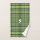 Salie en Olijf Plaid Bad Handdoek (Handdoek)