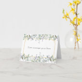 Salie- en Seringweide Uw Bericht Kaart (Gele Bloem)