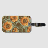 Salie en zonnebloemen II Bagagelabel (Voorkant (horizontaal))
