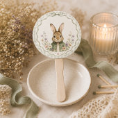 Salie Gingham Konijn Baby Shower Handwaaier