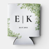 Salie Green Eucalyptus verlaat Greenery Wedding Blikjeskoeler (Voorkant)