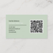 salie grijs visitekaartje (Achterkant)