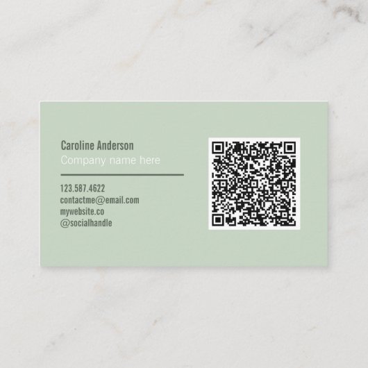 salie grijs visitekaartje (Achterkant)