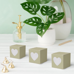 Salie groen bedankdoosjes