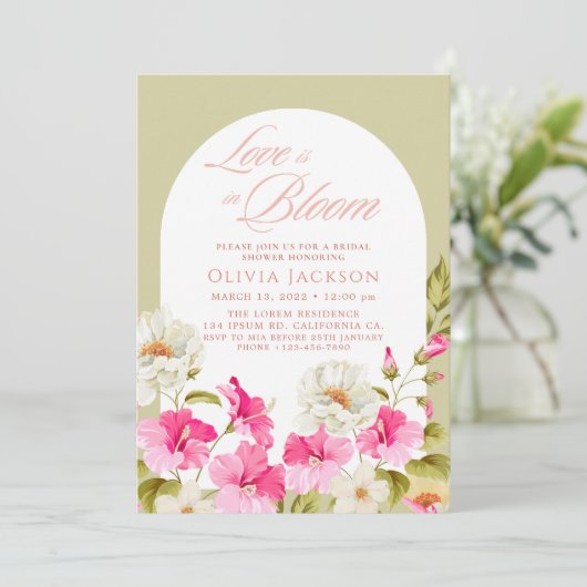 Salie groen bloementuinbloemen Vrijgezellenfeest Kaart (Staand voorkant)